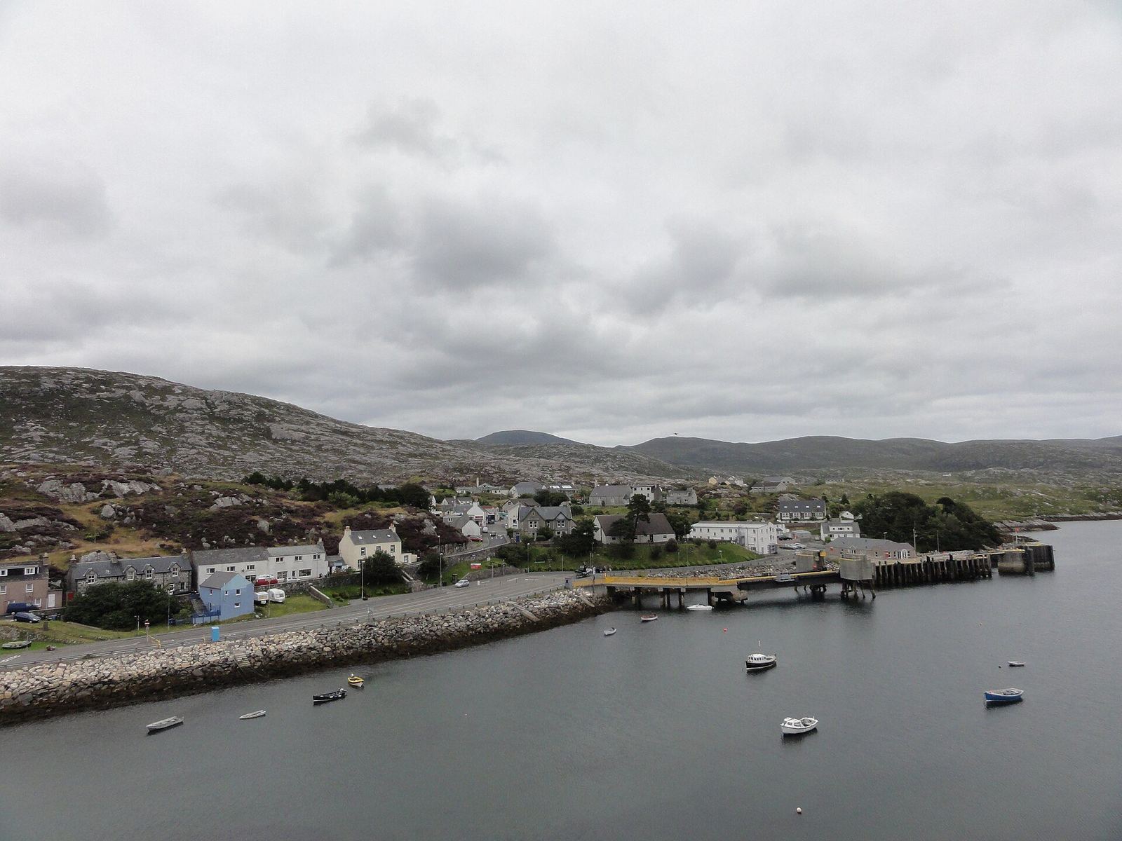 Tarbert harbour on the Isle of Harris